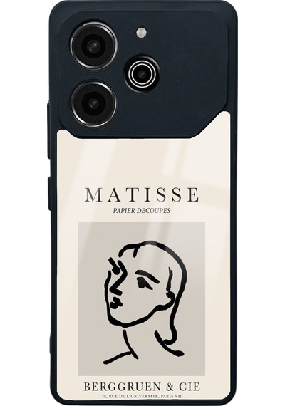 Tecno Pova 6 Pro Matisse Papier Tasarımlı Glossy Telefon Kılıfı Çok Renkli