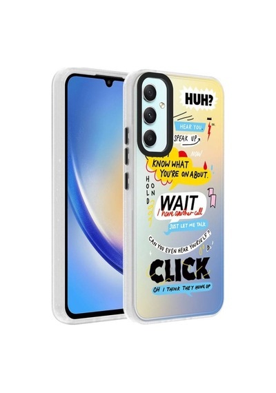 Samsung Galaxy A34 5g Uyumlu Kılıf Astronot Temalı Telefon Kılıfı Kapak