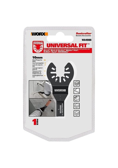Worx Wa4986 Çok Amaçlı Raspalama Makinası İçin 10x20mm Metal, Ahşap, Fiberglas, Pvc Universal Hassas Kesme Bıçağı Fr Wa4986