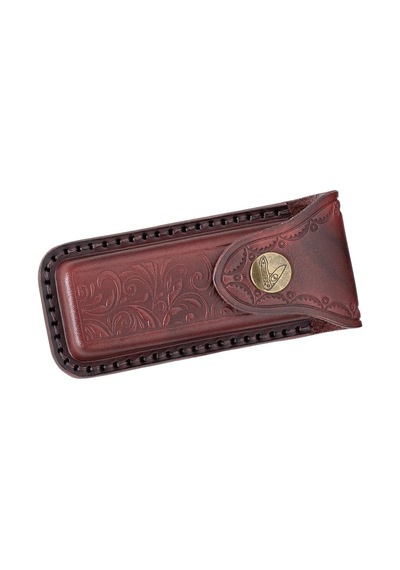 Fallkniven Phel Folding Knife Leather Sheath Deri Kamp Çakı Kılıf Kahverengi