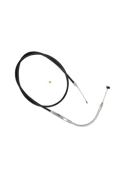 Harley Davidson Uyumlu Classic Black Throttle Cable 90 ° Black Vinyl 48