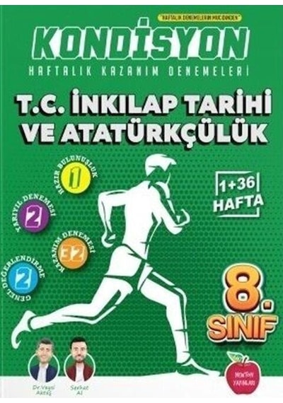 8. Sınıf T.c. İnkılap Tarihi Ve Atatürkçülük Kondisyon Haftalık Kazanım Denemeleri Newton Yayınları