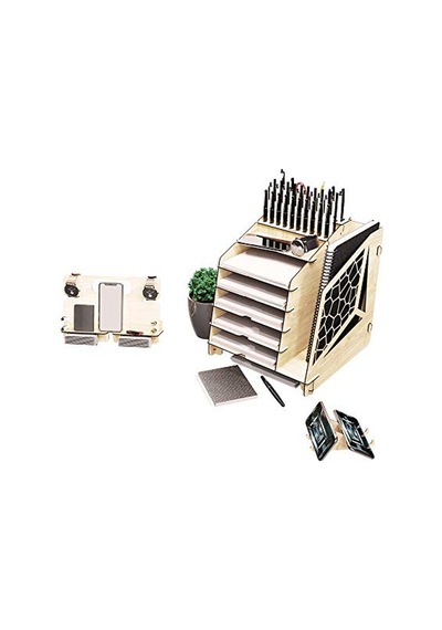 Design Voronoixl Ofis Masaüstü Organizer Seti A4 Evrak Rafı Pembe Genel