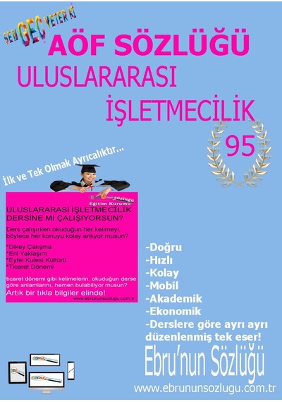 AÖF İİBF Ebrunun Sözlüğü Uluslararası İşletmecilik - E Sözlük