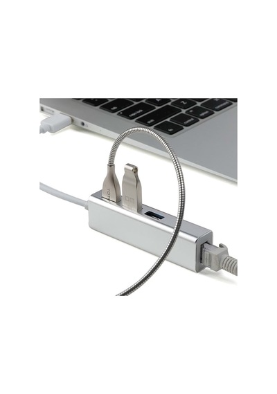 Daytona Fc05 Type C To 3x Usb 3.0 Ethernet Çevirici Hub