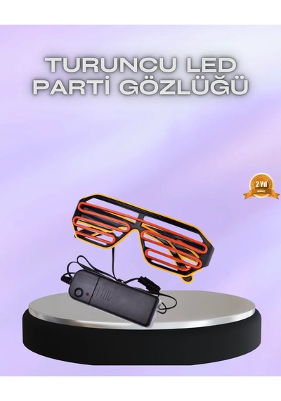 Parti Ve Festival İçin Led Işıklı Eğlence Gözlüğü "