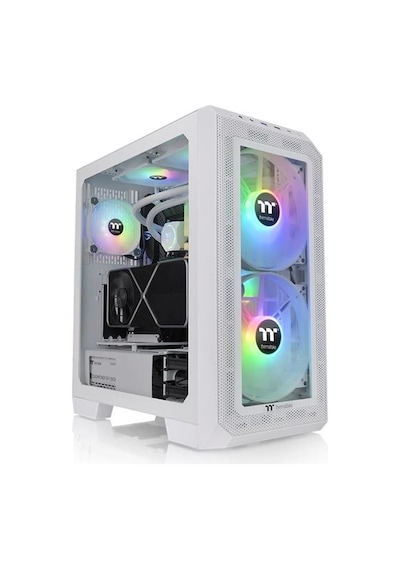 Thermaltake Vıew 300MX TG CA -1P6-00M6WN-00 Mid-Tower Oyuncu Bilgisayar Kasası Beyaz