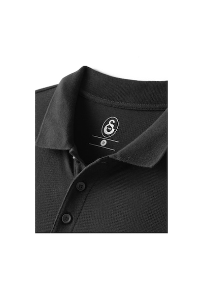 Gsstore Galatasaray 5 Yıldız Klasik Logo Polo T-shirt E251403 Siyah