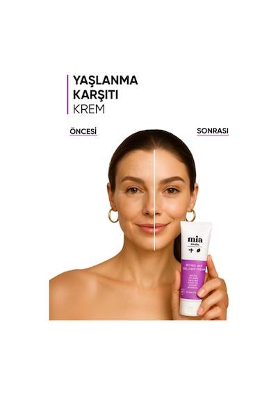 Mia Klinika Cilt Yenileyici Ve Yaşlanma Karşıtı Retinol Kolajen Krem 50 ML