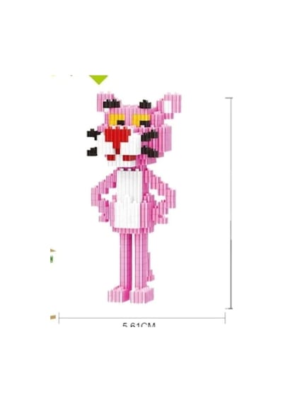 Pembe Panter 595 Parça Mini Blocks-425