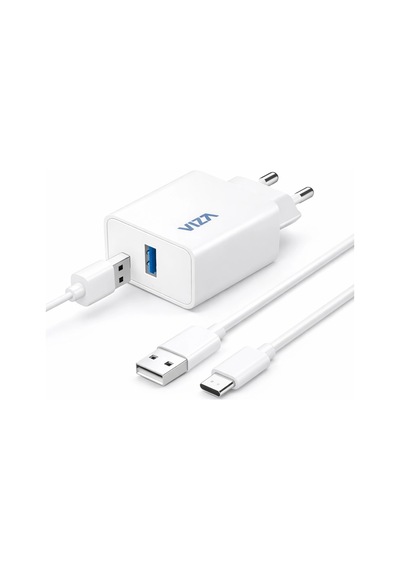 Wizz 20w Type-c Hızlı Şarj Adaptörü Ve Kablo Seti Usb-a Seyahat Şarj Cihazı