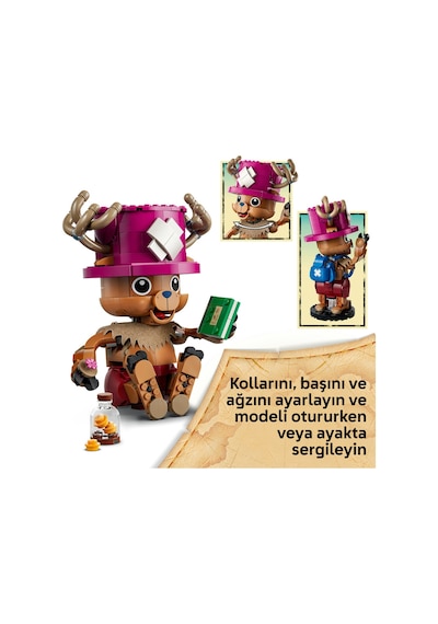 LEGO® ONE PIECE Tony Tony Chopper 75643 - 9 Yaş ve Üzeri Çocuklar için Aksesuarlar İçeren Yaratıcı Oyuncak Yapım Seti (577 Parça)
