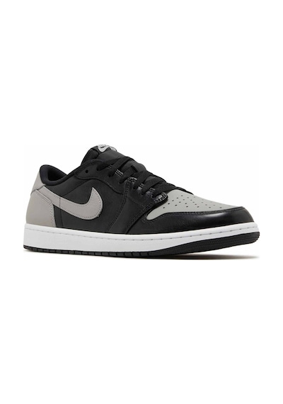 Nike Air Jordan 1 Retro Low Og Leather Unisex Sneaker Hakiki Deri Unisex Günlük Spor Ayakkabı Siyah Siyah