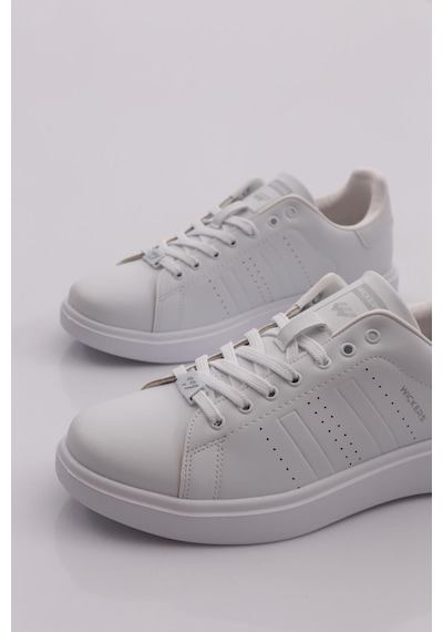 Wickers 0642977m Erkek Spor Ayakkabı Beyaz Gümüş