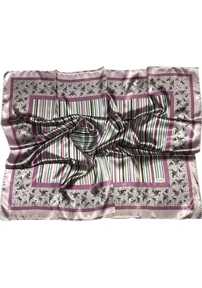 Yenisinial Nurşah Polyester Eşarp Desen 2 Mavi