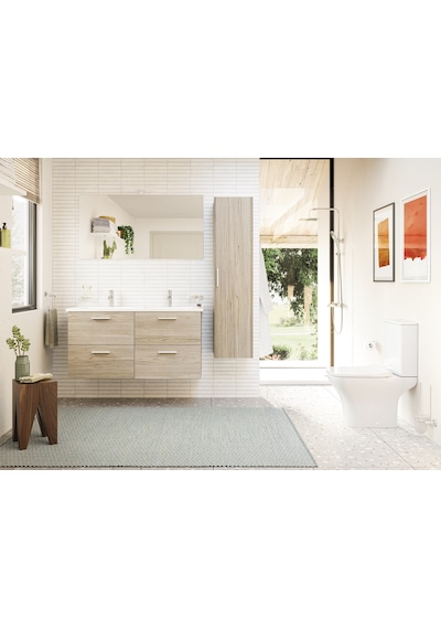 VitrA Mia 66168 Boy Dolabı 35 Cm Cordoba Çok Renkli