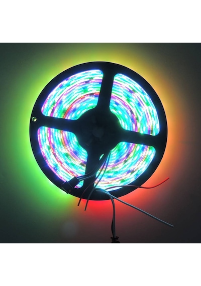 Sunlight Magic Dmx Akan Şerit Led 3 Çip Rgb 5 Metre Uzaktan Kuman