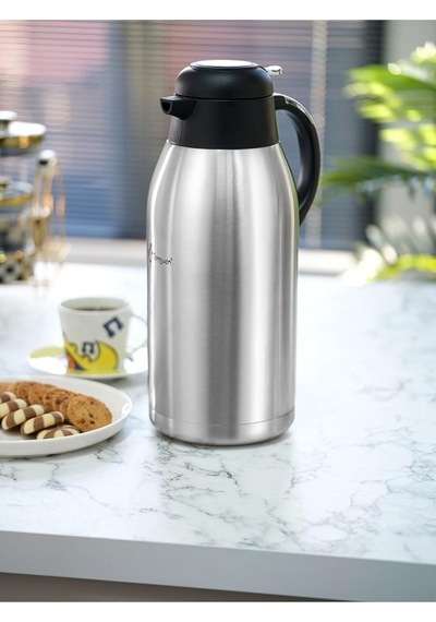 Penguenn Paslanmaz Çelik 3 Litre Çift Katlı Çay Termos 30 Çay Bardak Çok Renkli