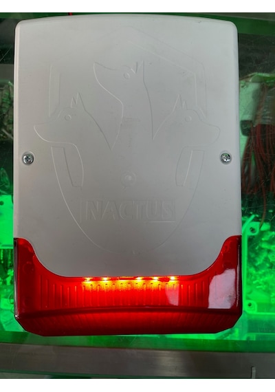 Sahte Caydırıcı Siren Alarm 12v Adaptör Dahil