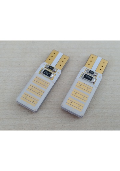 T10 Dipsiz Led Ampul 4 Adet Angel Mavi 12v T10 Park, Sinyal, Plaka Ampulu