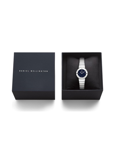 Daniel Wellington Stella Piano-link Crystal Blue-sandstone Silver Dw00601000 Kadın Kol Saati Gümüş