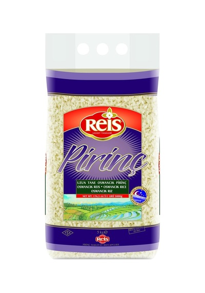 Reis Osmancık Pirinç 5 Kg - İri Taneli Pilavlık Pirinç - Tekli Tarı