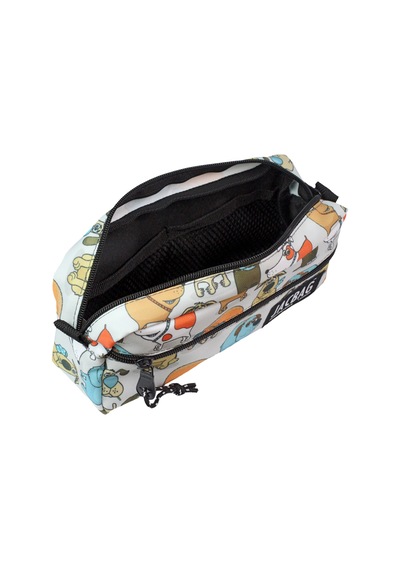Jacbag Dual Zıp-iki Fermuarlı Kalemkutu - Neseli Patiler Neseli Patiler