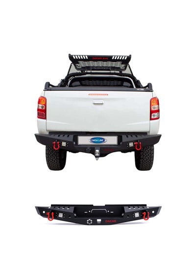 Isuzu D-max 2012-2020 Uyumlu Araca Özel Dakar Led Arka Tampon