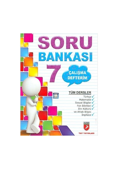 Tay Yayınları 7.Sınıf Tüm Dersler Soru Bankası Çalışma Defterim