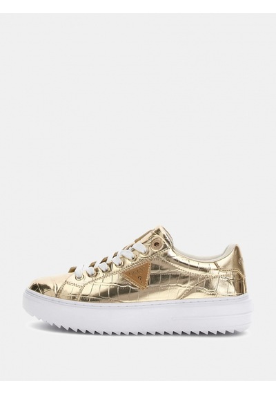 Guess Denesa Kadın Sarı Sneaker Flfd15pel12-platı Sarı