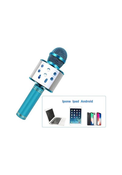 Kablosuz Mikrofon Profesyonel Kondenser Karaoke Mikrofon Bluetooth Standı Radyo Mikrofon Kayıt Stüdyosu