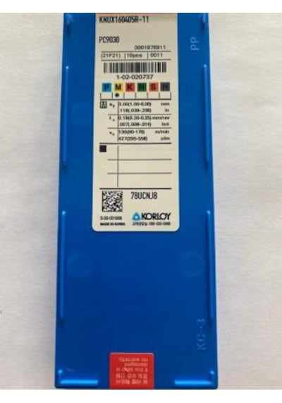 KORLOY KNUX (Baklava Dilim) Elmas Uç 10 Adet KNUX160405R-11 PC903