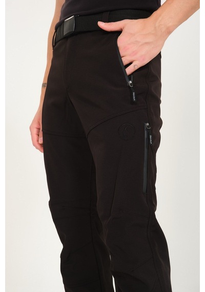 Q&steinbock Erkek Pantolon Kaunas Softshell Outdoor-33649 siyah