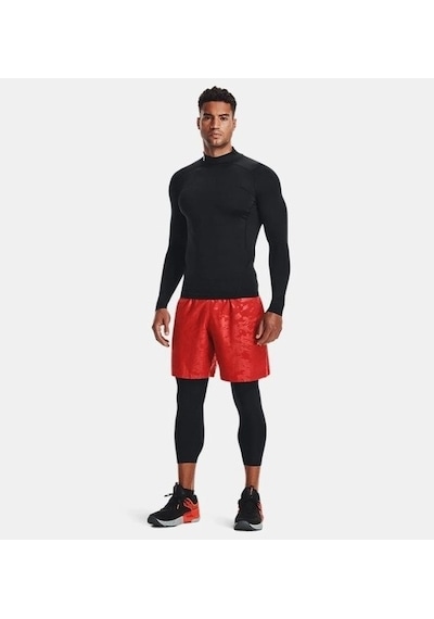 Under Armour Ua Heatgear Armour Compression Mock Erkek Uzun Kollu T-shirt 1369606-001 Siyah
