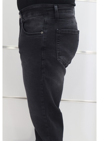 Denim Cartel Dmctekstil Erkek Füme Normal Bel Dar Kalıp Boru Paça Jean Pantolon Füme