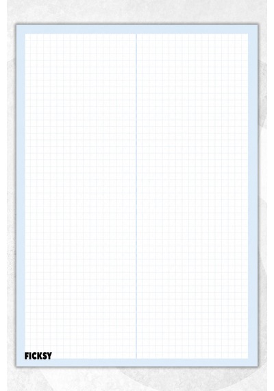 A4 Bloknot Kareli Defter - 50 Yaprak - Memopad - Notepad - Not Defteri - Not Kağıdı - 4106 Çok Renkli