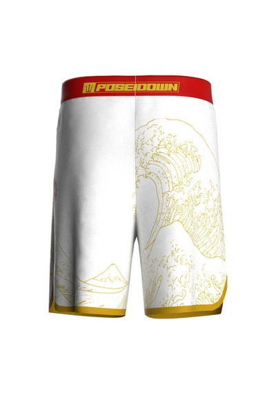 Pose I Down Golden Wave Boardshort Erkek Fizik Ve Deniz Şortu Beyaz