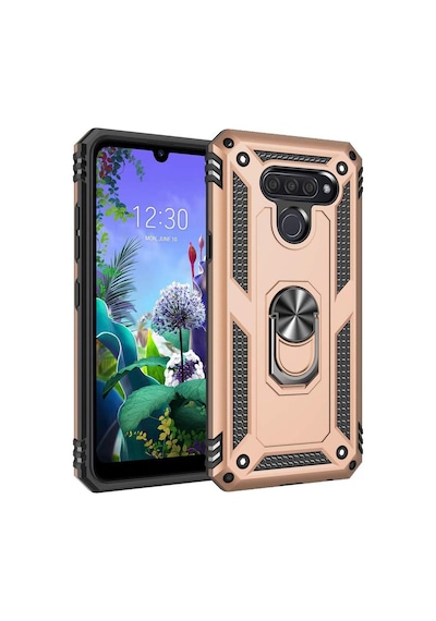 LG Uyumlu Q60 Kilif Zirhli Standli Miknatisli Tank Kapak 392976097