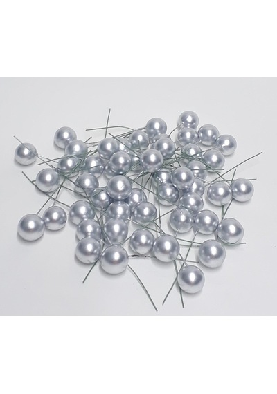 Pike Cici Top Gümüş Renk 1,5 cm 20 Adet