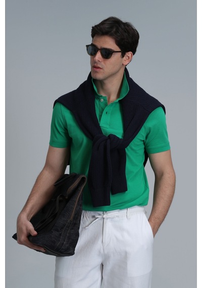 Lufian Laon Smart Erkek Polo Tişört Slim Fit Açık Yeşil Açık Yeşil 111040164100620 Açik Yeşil