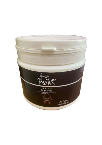 Fancy Paws Eklem Güçlendirici 120 Tablet : Köpekler İçin Glukozaminli Hip Joint Desteği