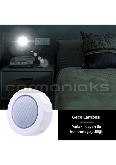 RGB Mıknatıslı Dokunmatik Led Atmosfer Lamba Çok Renkli