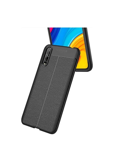 Huawei P Smart S (Y8P) Kılıf Deri Tarzı Niss Silikon Case