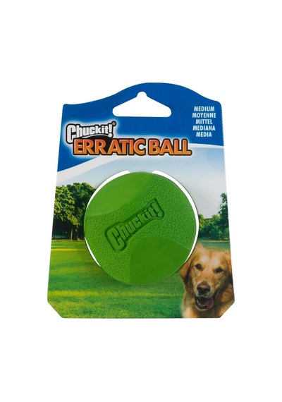 Erratic Ball Kauçuk Köpek Oyun Topu 2'li Paket - Küçük Boy , Doğal Kauçuk, Her Yöne Yuvarl