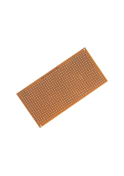 Rfkumanda 5X10 Cm Tek Taraflı Delikli Plaket