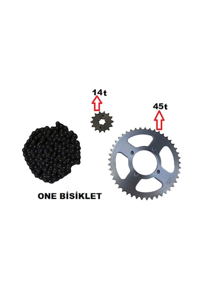 Yamaha Ybr 125 Zincir Ön Arka Dişli Set (528212426)
