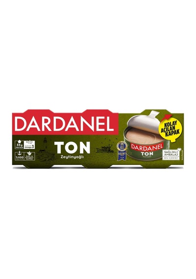 Dardanel Zeytinyağlı Ton Balığı 3x75 G - 4 Adet Tarı