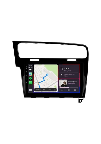 Volkswagen Golf 2012-2020 Android Multimedya Carplay Android Auto Navigasyon Kameralı 6gb Ram 64gb 10"
