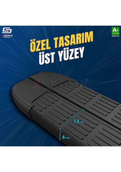 Drstuning S-dizayn Toyota Corolla Cross S-line Siyah Yan Basamak 183 Cm 2022 Üzeri