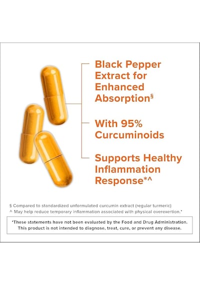 Qunol Turmeric + Gin.ger 2400 Mg 105 Capsules Orijinal Usa Menşeii Dmmedicineden